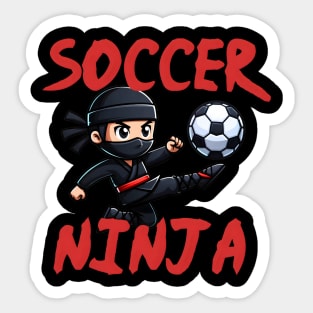 soccer ninja Sticker